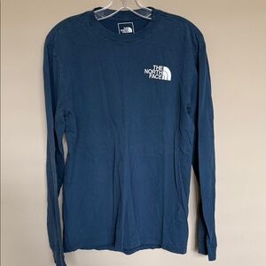 The North Face Men's Navy Long Sleeve Tee